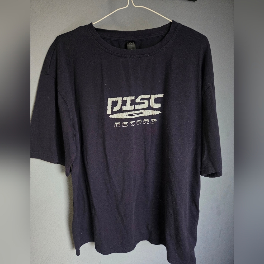 Disc Record Men's Navy Tee